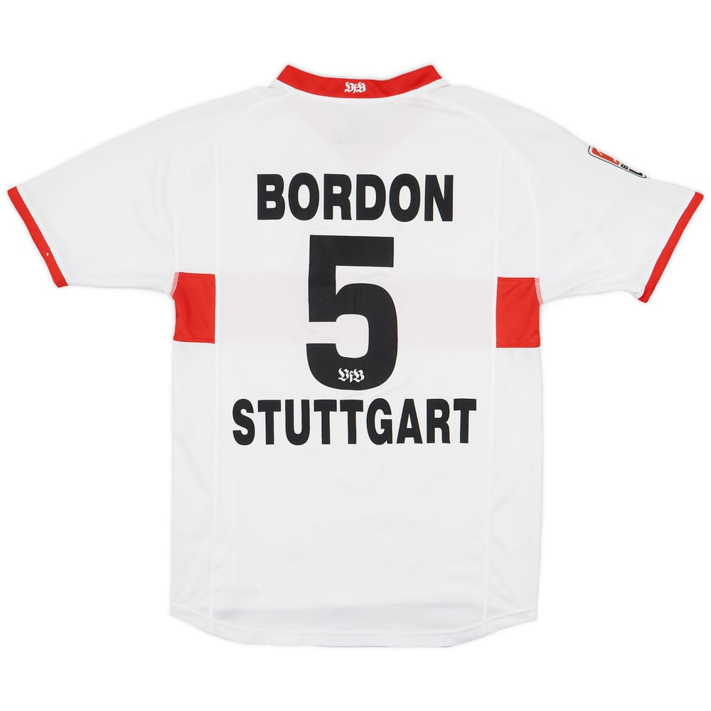 2003-04 Stuttgart Home Shirt Bordon #5 - 7/10 - (S)