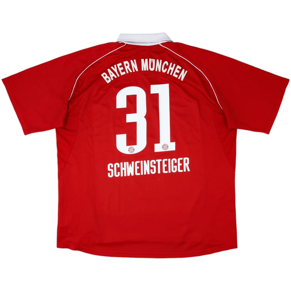 2005-06 Bayern Munich Home Shirt Schweinsteiger #31 - 9/10 - (XXL)