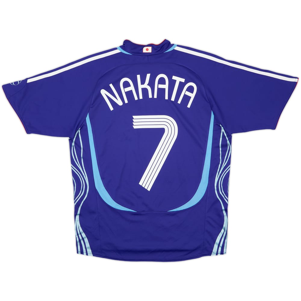 2006-08 Japan Home Shirt Nakata #7 - 8/10 - (S)