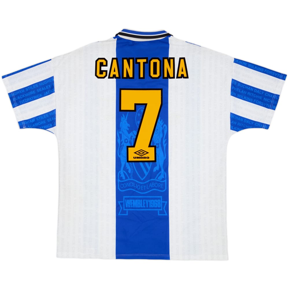1994-96 Manchester United Third Shirt Cantona #7 - 8/10 - (XL)