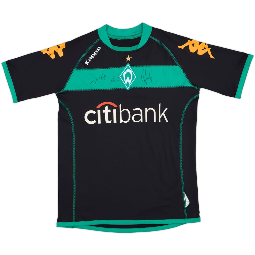 2008-09 Werder Bremen Signed Third Shirt - 8/10 - (M)