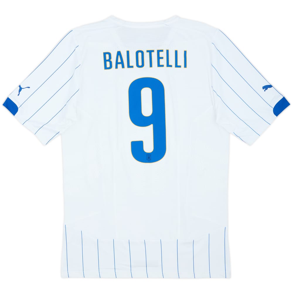 2014-15 Italy Player Issue ACTV Away Shirt Balotelli #9 (3XL)