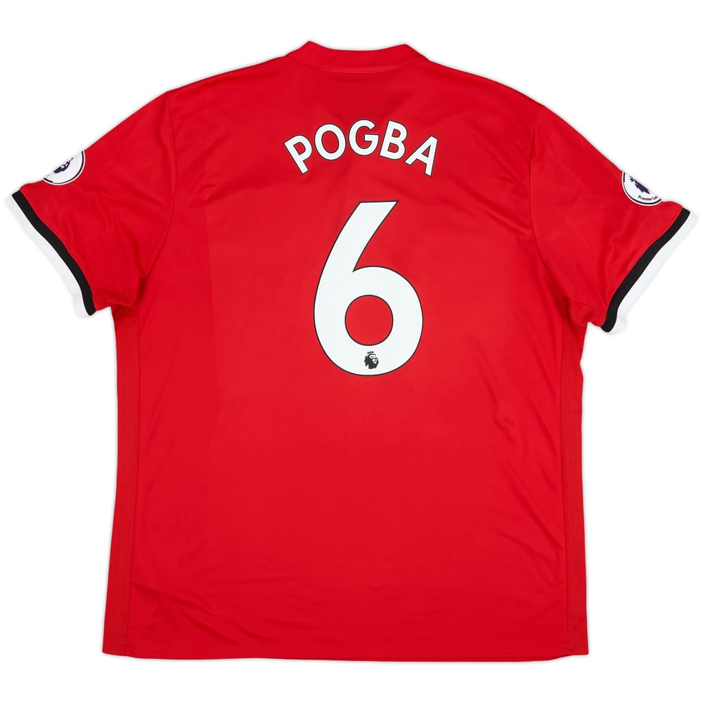 2017-18 Manchester United Home Shirt Pogba #6 - 6/10 - (XXL)
