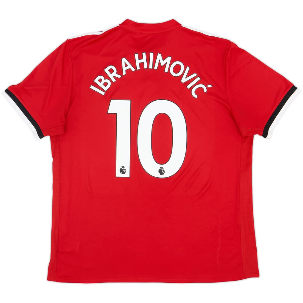 2017-18 Manchester United Home Shirt Ibrahimovic #10 - 8/10 - (XL)