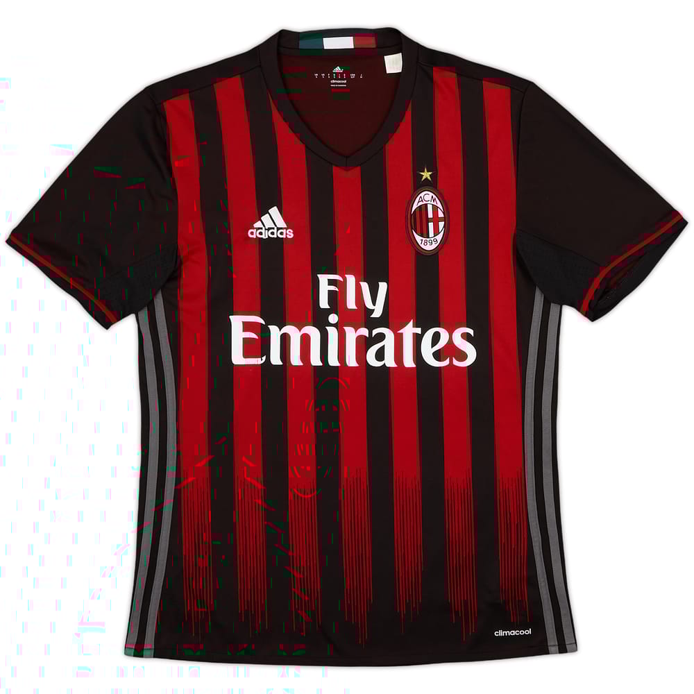 2016-17 AC Milan Home Shirt - 6/10 - (S)