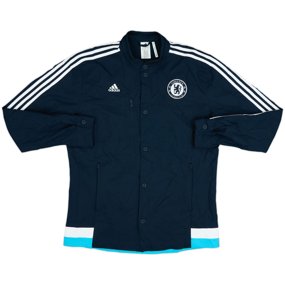 2014-15 Chelsea adidas Button Track Jacket - 9/10 - (L)