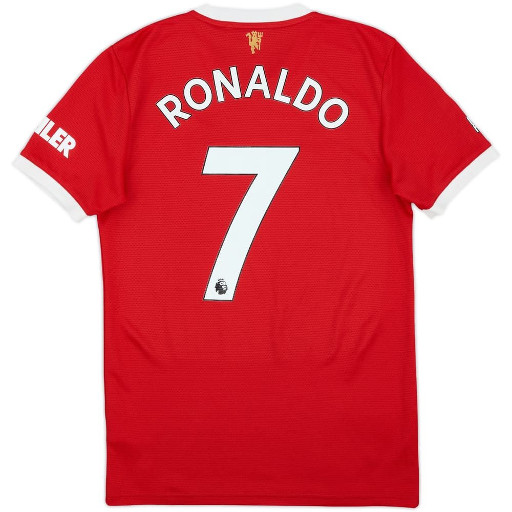 2021-22 Manchester United Home Shirt Ronaldo #7 - 9/10 - (S)