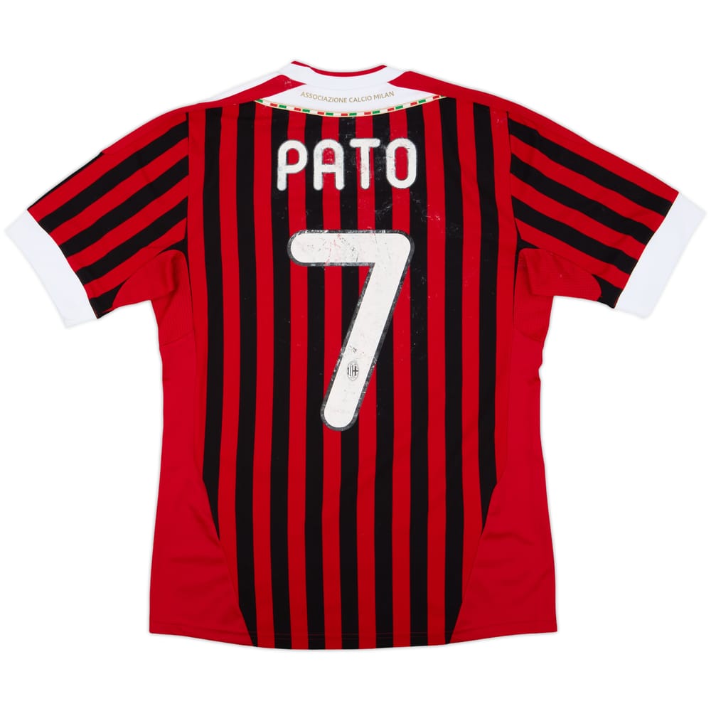 2011-12 AC Milan Home Shirt Pato #7 - 5/10 - (S)