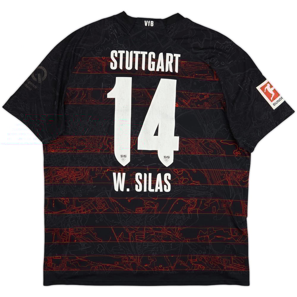 2020-21 Stuttgart Away Shirt W.Silas #14 - 4/10 - (XXL)