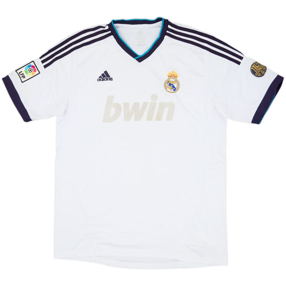 2012-13 Real Madrid Home Shirt - 4/10 - (XL)