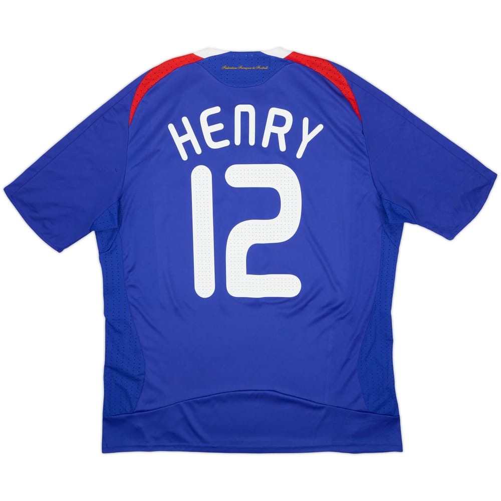 2007-08 France Home Shirt Henry #12 - 6/10 - (L)