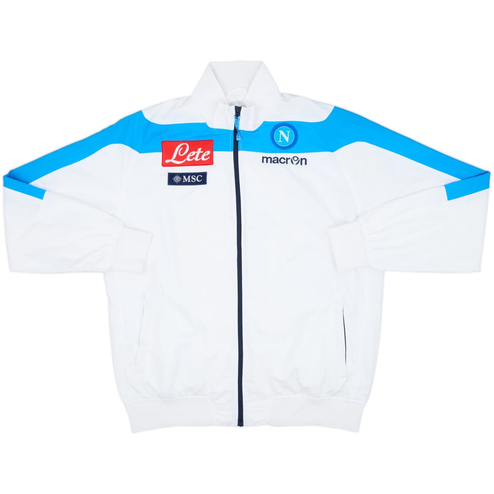 2013-14 Napoli Macron Track Jacket - 6/10 - (XXL)