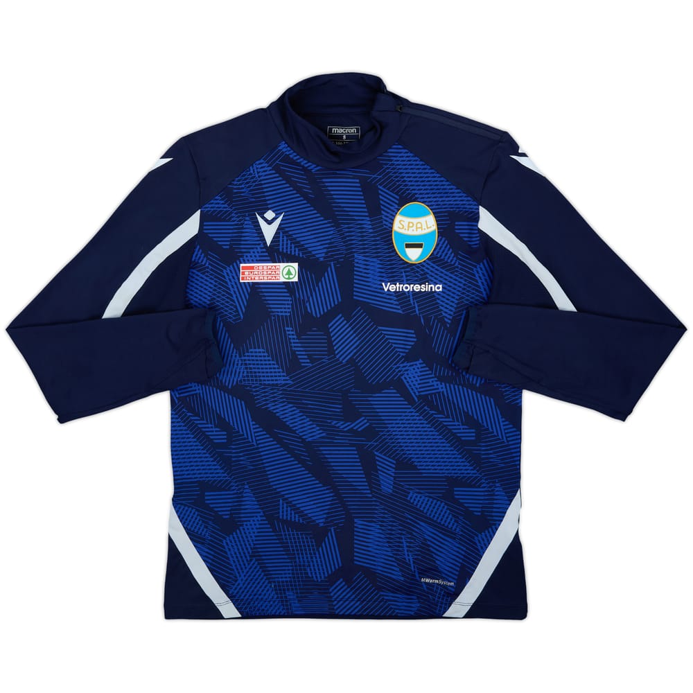 2021-22 SPAL Macron 1/4 Zip Drill Top - 8/10 - (S)