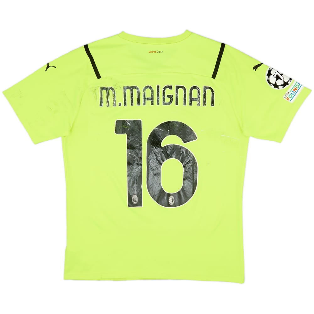 2022-23 AC Milan GK S/S Shirt M. Maignan #16 - 4/10 - (L)