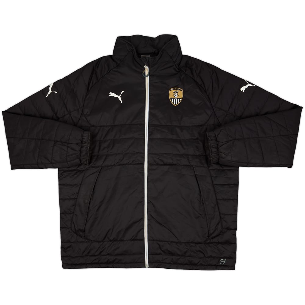 2019-20 Notts County Puma Padded Bench Coat - 6/10 - (XL)