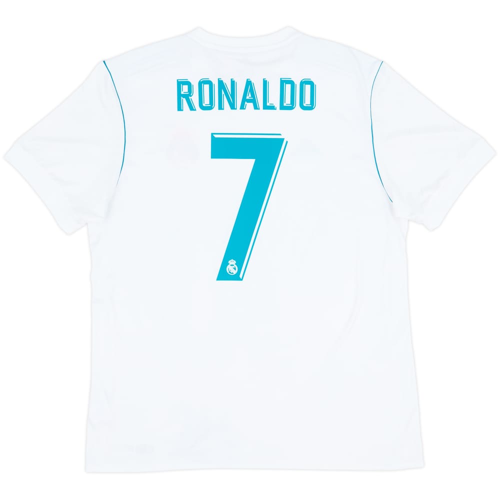 2017-18 Real Madrid Home Shirt Ronaldo #7 - 9/10 - (L)