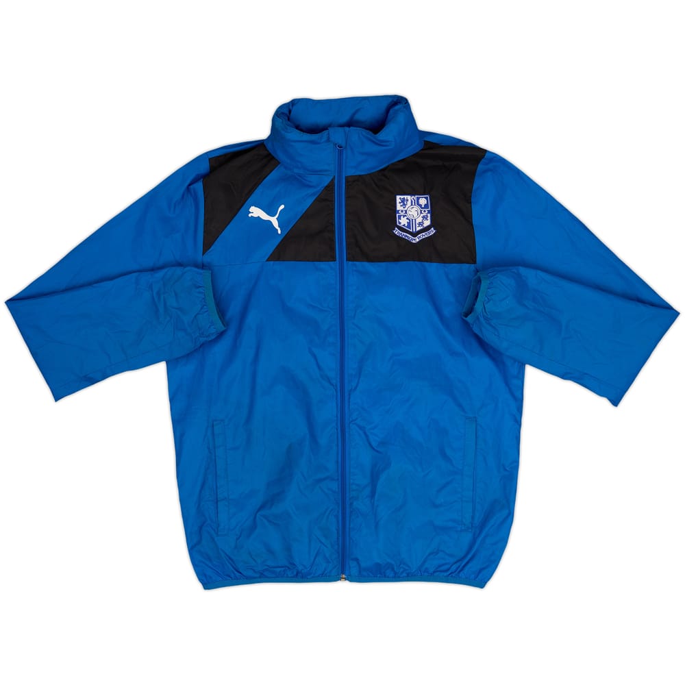 2018-19 Tranmere Rovers Puma Hooded Rain Jacket - 5/10 - (M)