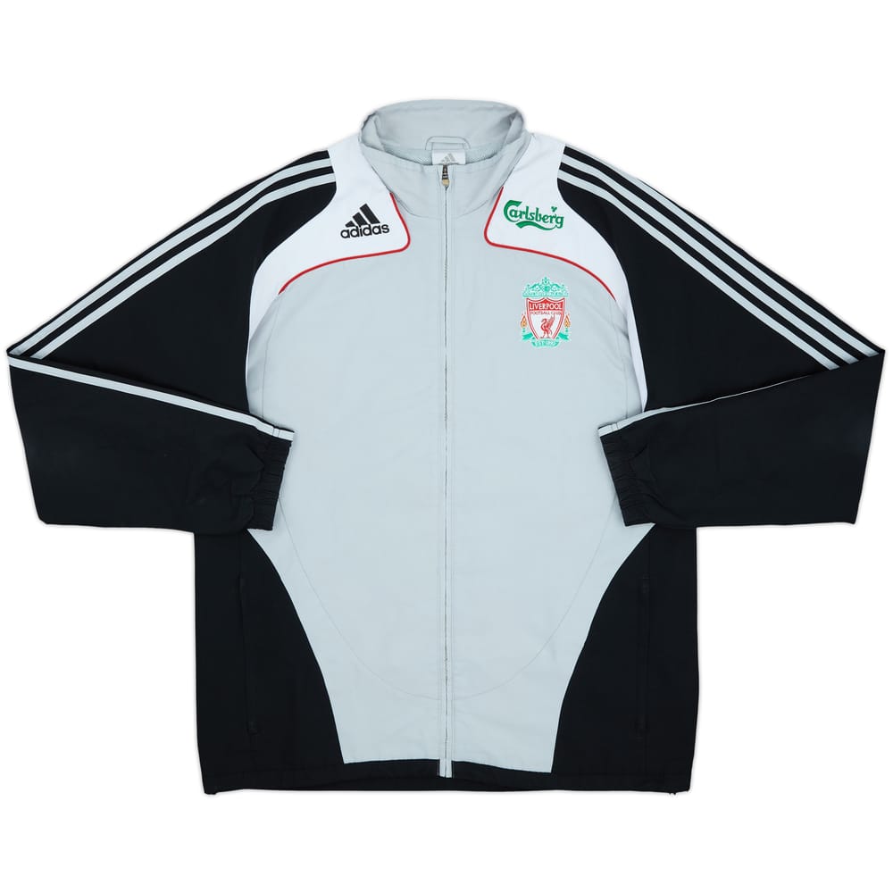 2008-09 Liverpool adidas Track Jacket - 8/10 - (L)