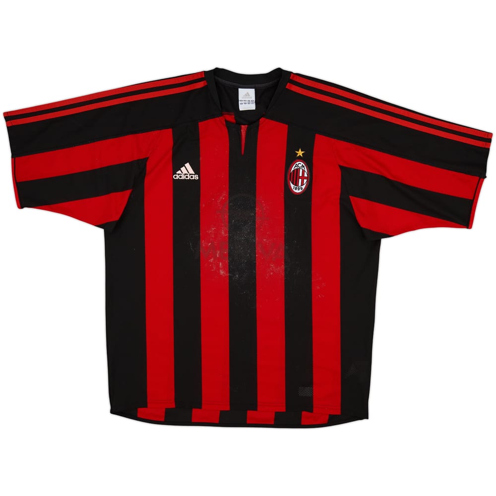 2003-04 AC Milan Home Shirt Kaka #22 - 4/10 - (L)