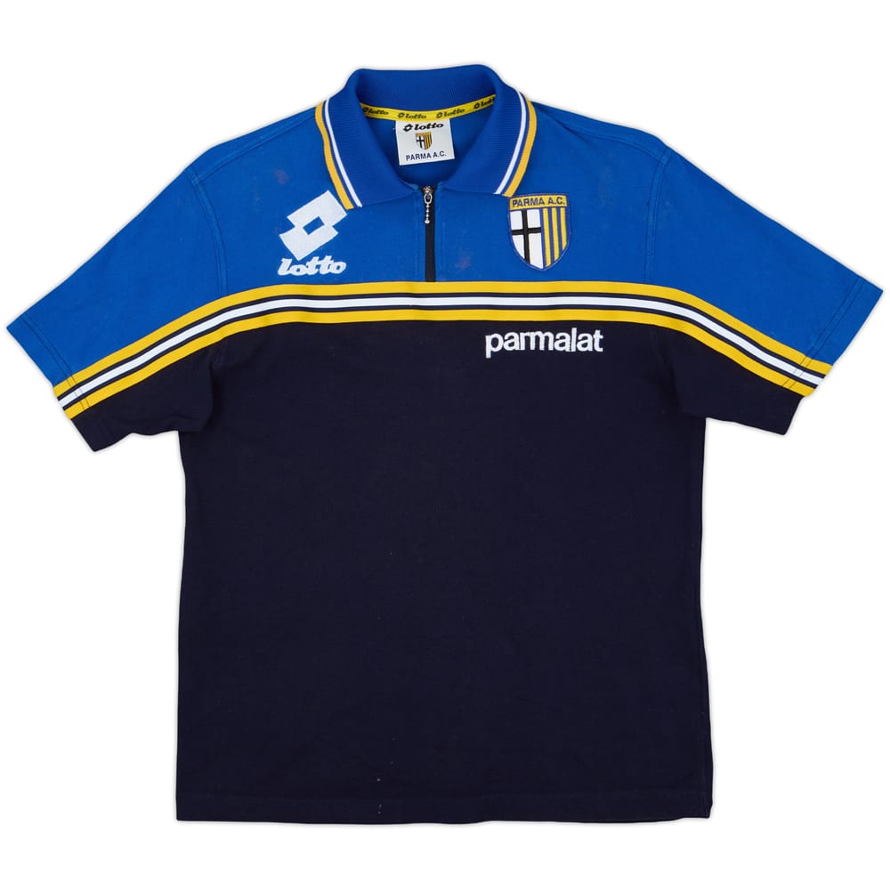 1998-99 Parma Lotto 1/4 Zip Polo Shirt - 5/10 - (S)