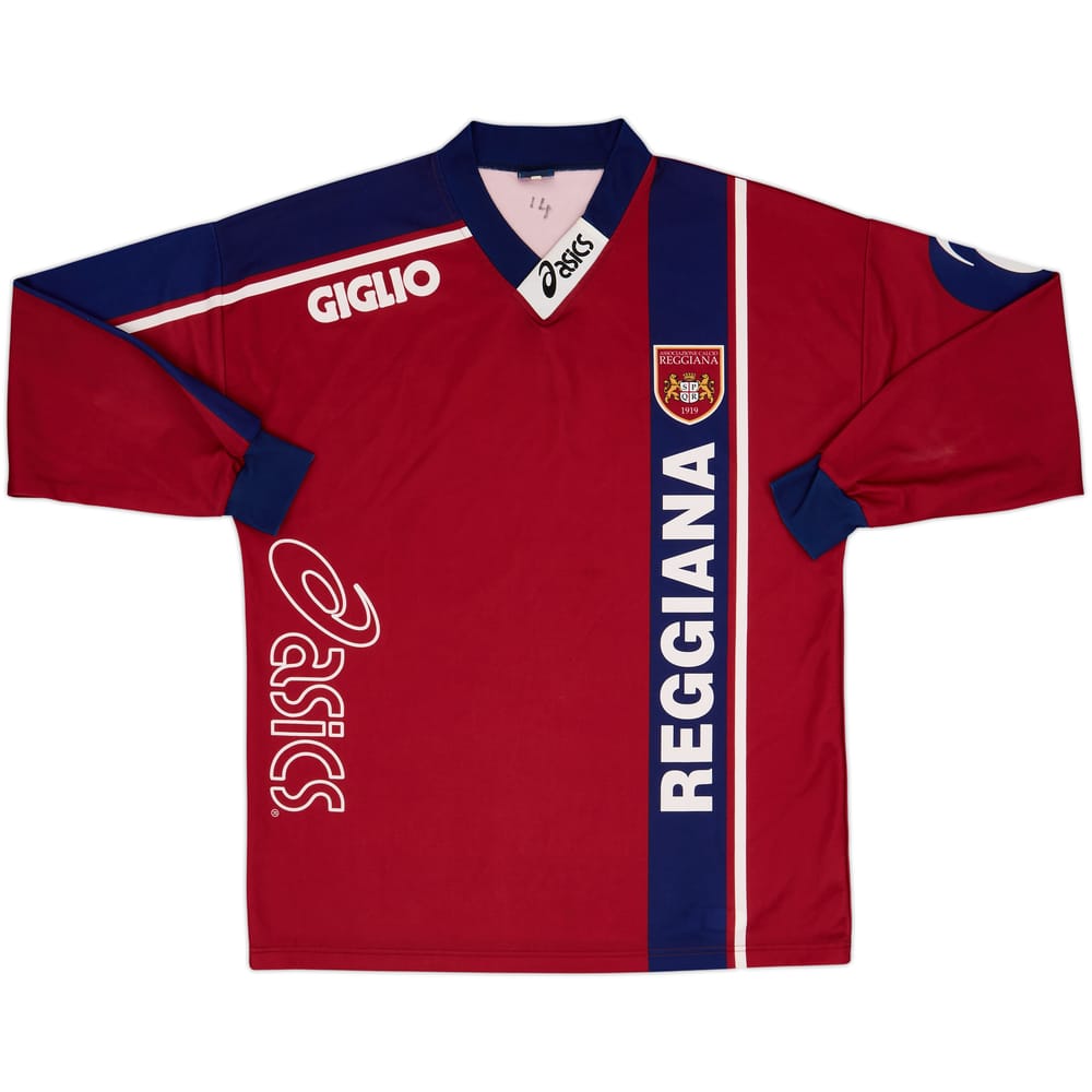 1997-98 Reggina Asics Training L/S Shirt - 8/10 - (XL)