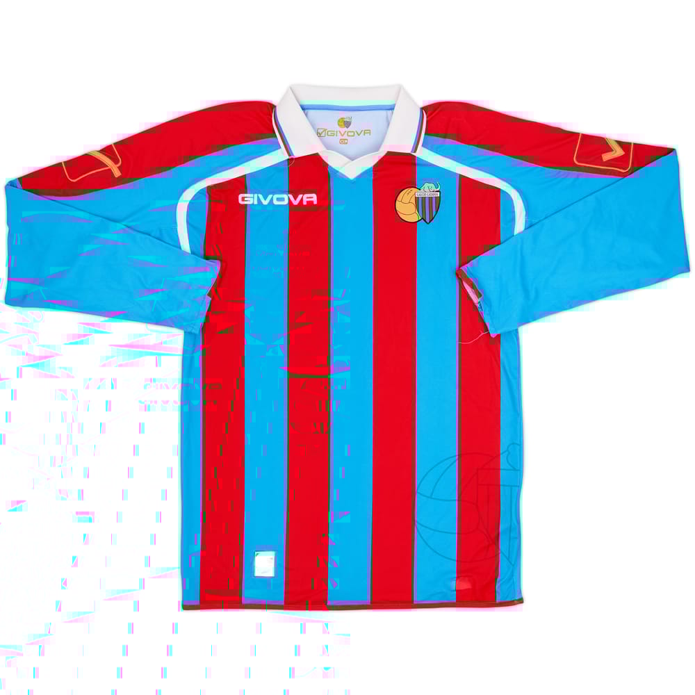 2010-12 Catania Home L/S Shirt - 8/10 - (XL)