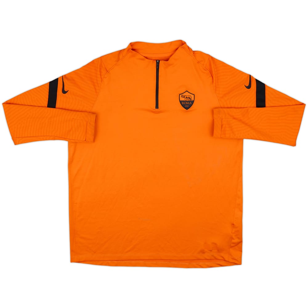 2020-21 Roma Nike 1/4 Zip Drill Top - 7/10 - (XL)