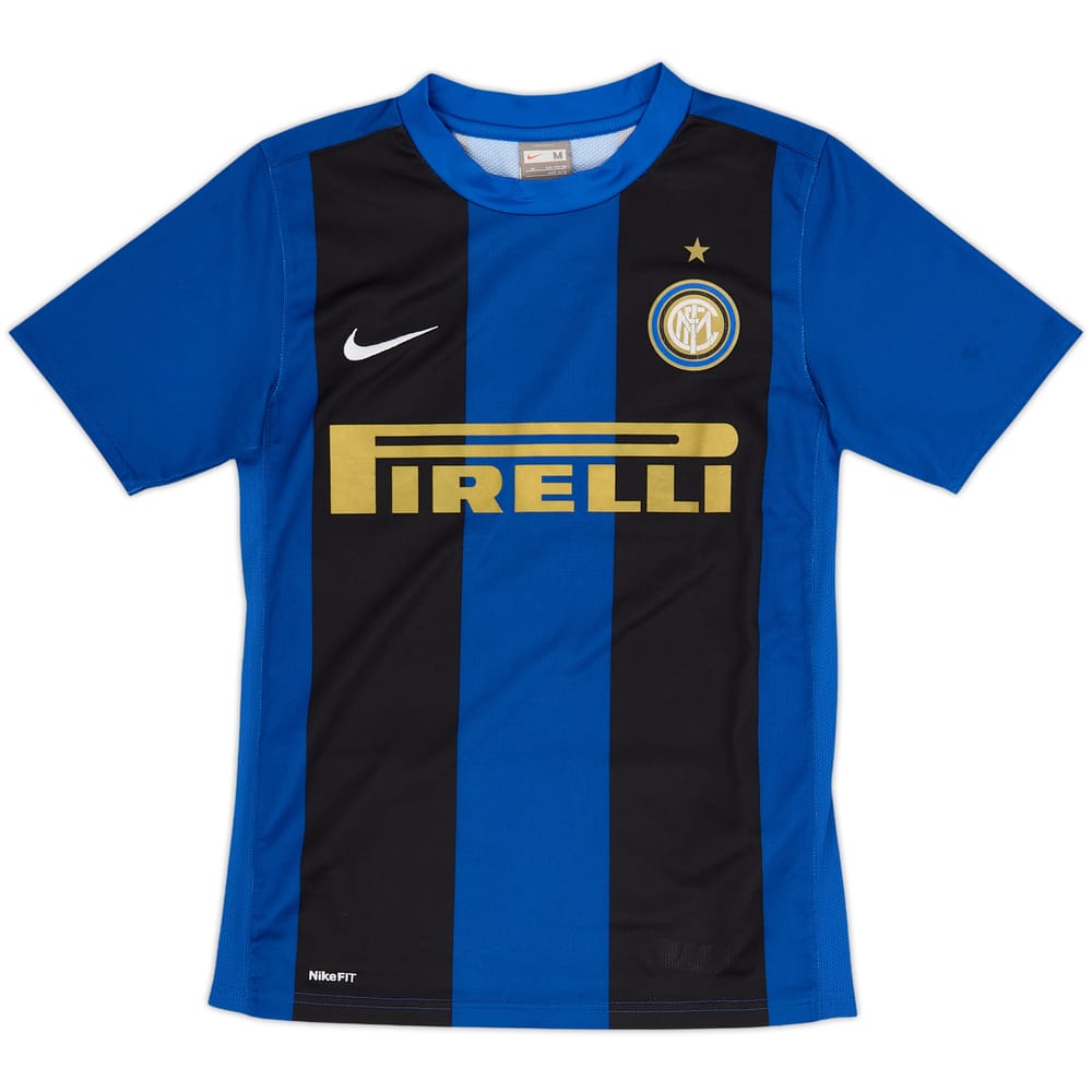 2009-10 Inter Milan Basic Home Shirt - 8/10 - (M.Boys)