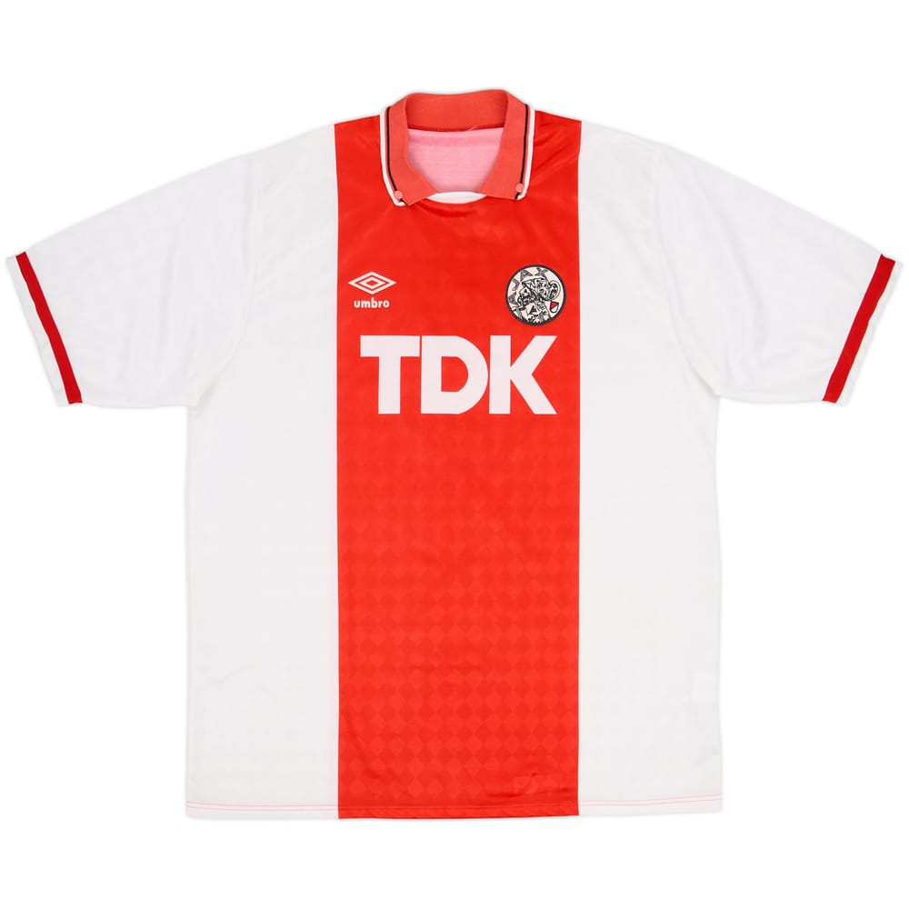 1989-91 Ajax Home Shirt - 8/10 - (L)