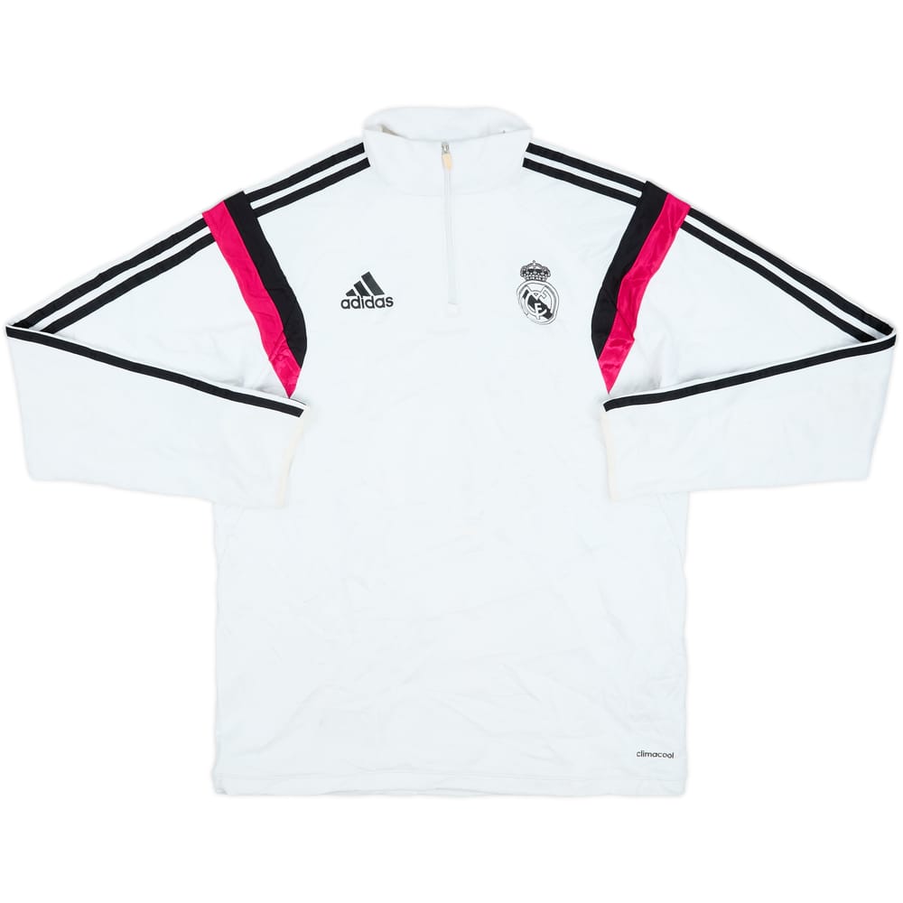 2014-15 Real Madrid adidas 1/4 Zip Drill Top - 6/10 - (M)
