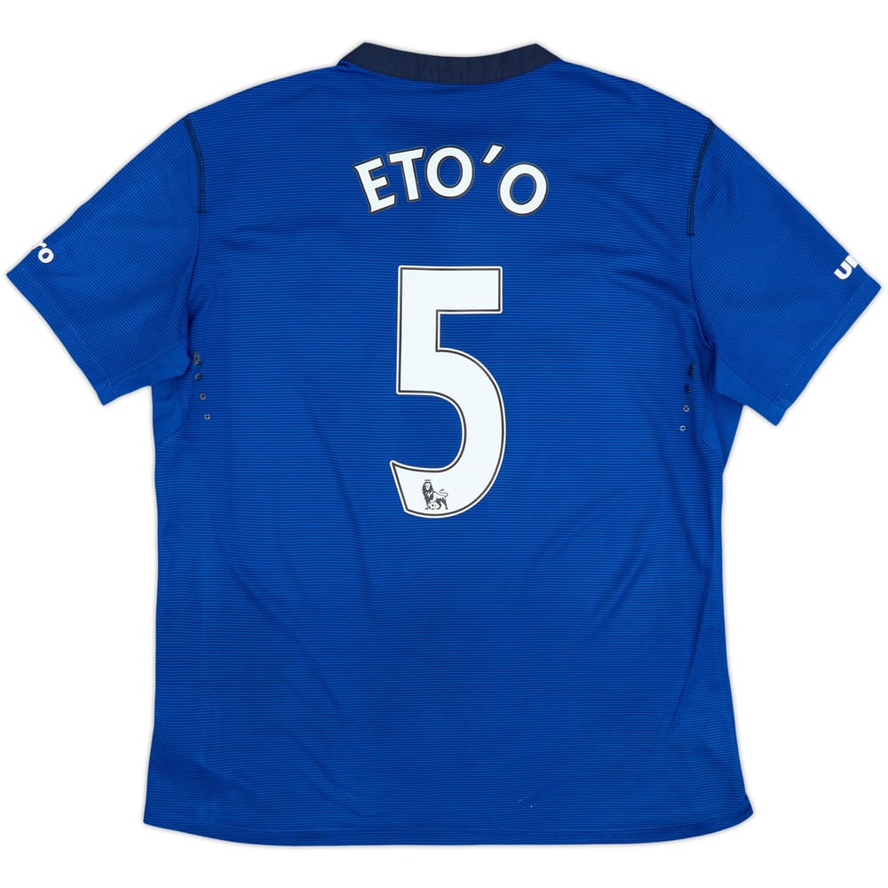 2014-15 Everton Home Shirt Eto'o #5 - 7/10 - (XL)