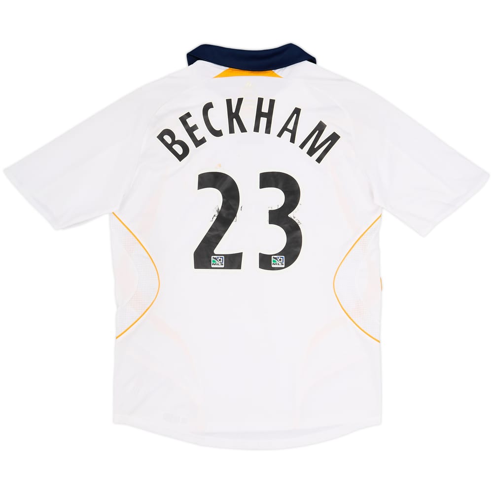 2007-08 LA Galaxy Home Shirt Beckham #23 - 4/10 - (M)