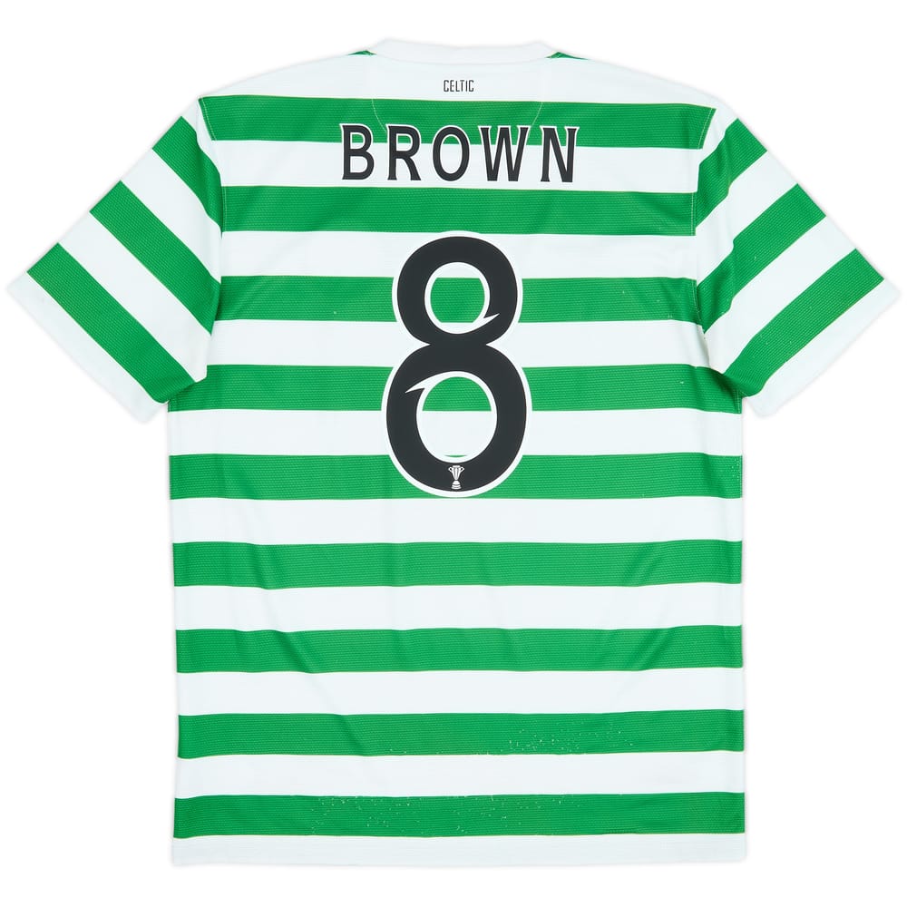 2012-13 Celtic '125th Anniversary' Home Shirt Brown #8 - 6/10 - (M)