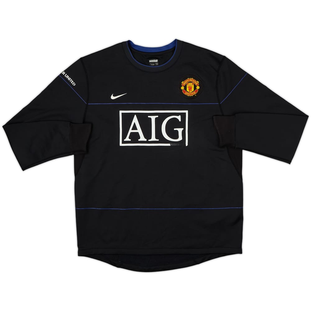 2008-09 Manchester United Nike Sweat Top - 5/10 - (L)