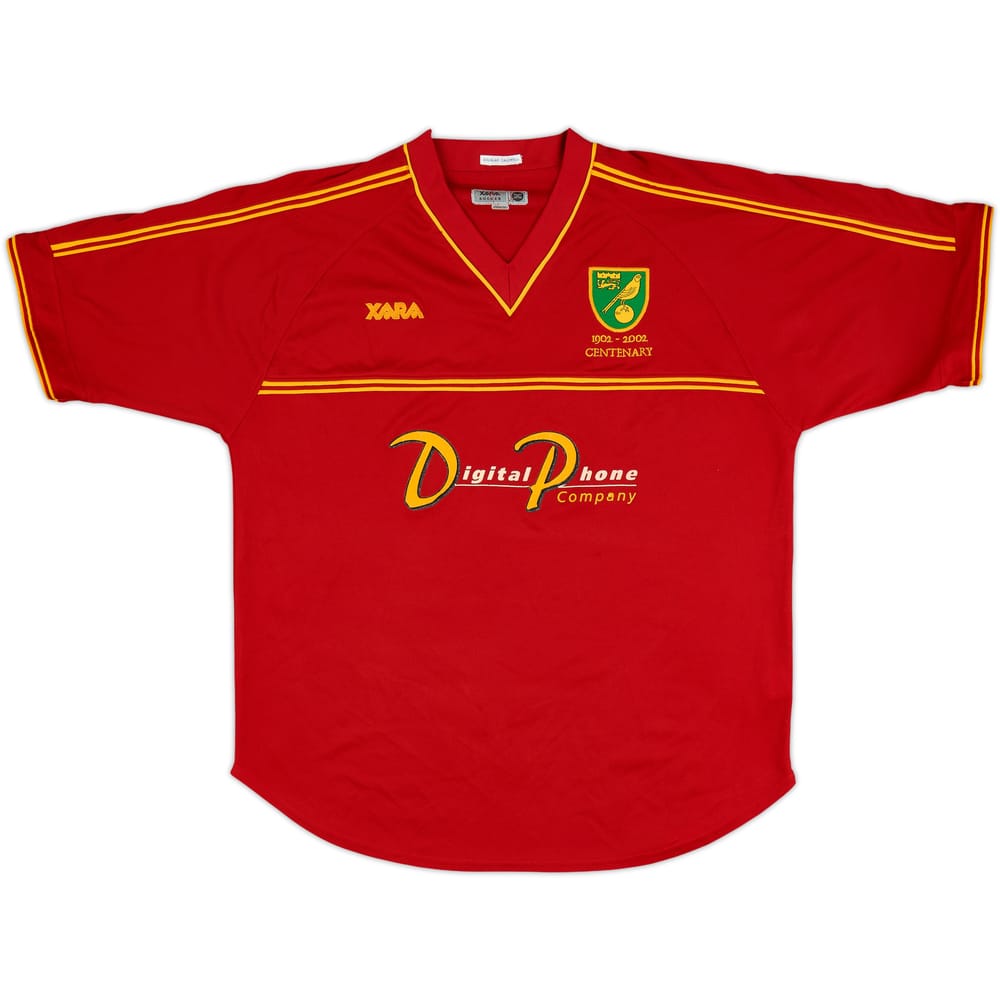 2001-02 Norwich Centenary Away Shirt - 8/10 - (M)
