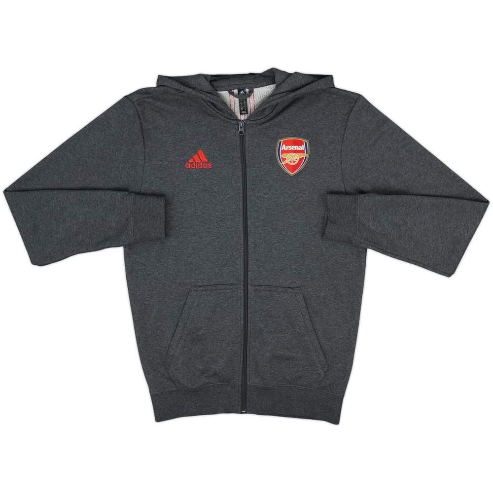 2020-21 Arsenal adidas Hooded Track Top - 8/10 - (S)