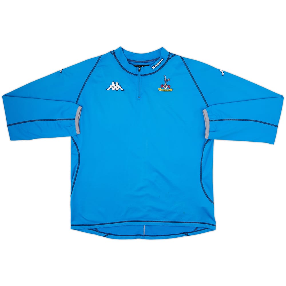 2004-05 Tottenham Kappa 1/4 Zip Sweat Top - 6/10 - (L)