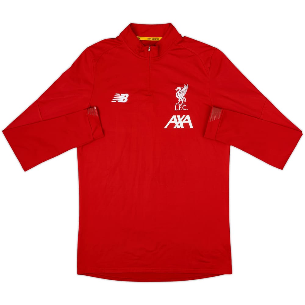2017-18 Liverpool New Balance 1/4 Zip Training Top - 7/10 - (M)