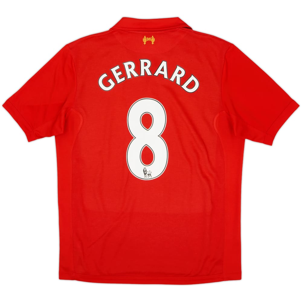 2012-13 Liverpool Home Shirt Gerrard #8 - 6/10 - (M)