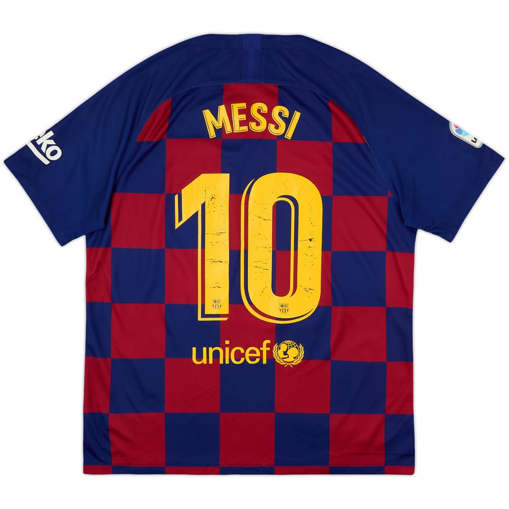 2019-20 Barcelona Home Shirt Messi #10 - 6/10 - (XL)