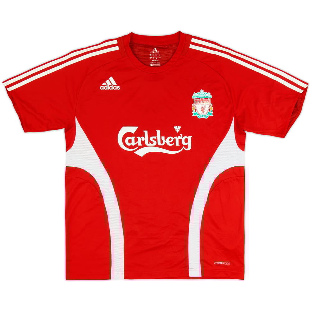 2008-09 Liverpool adidas Formotion Training Shirt - 8/10 - (L)