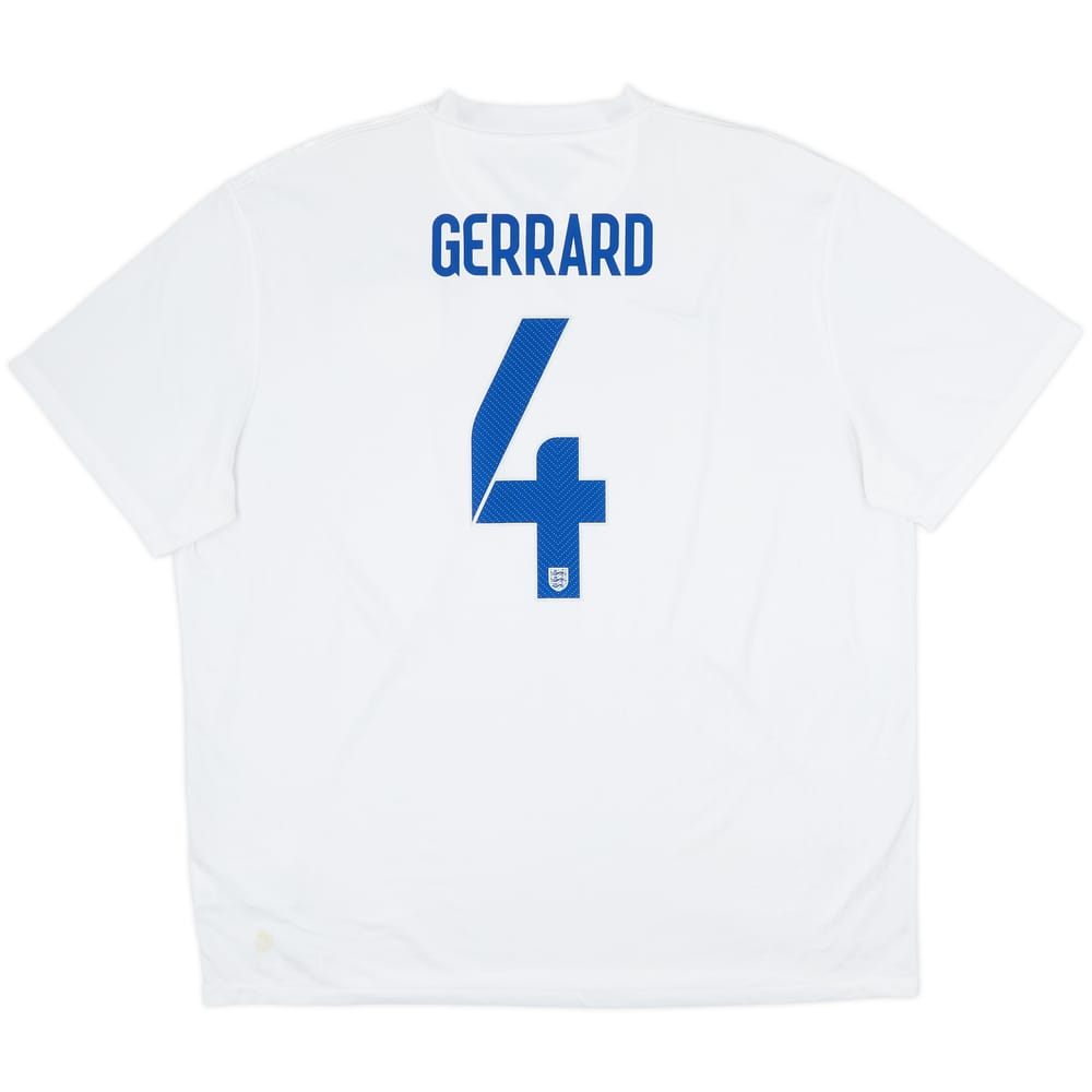 2014-15 England Home Shirt Gerrard #4 - 6/10 - (3XL)