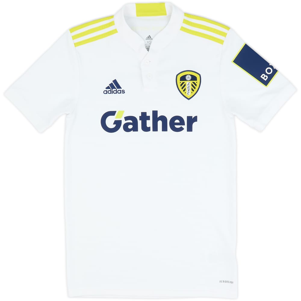2021-22 Leeds United Home Shirt - 10/10 - (XS)