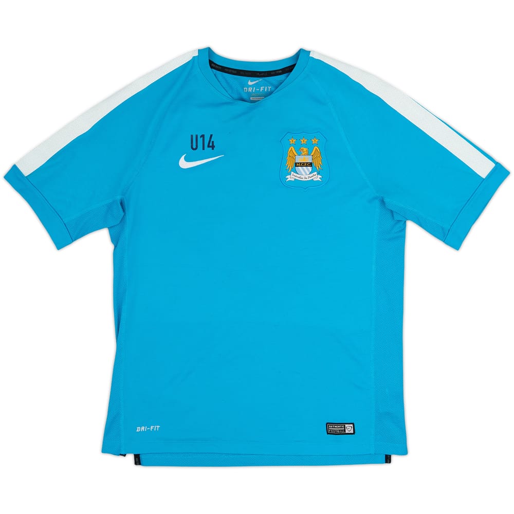 2014-15 Manchester City Player Issue Nike Training Shirt - 7/10 - (M)