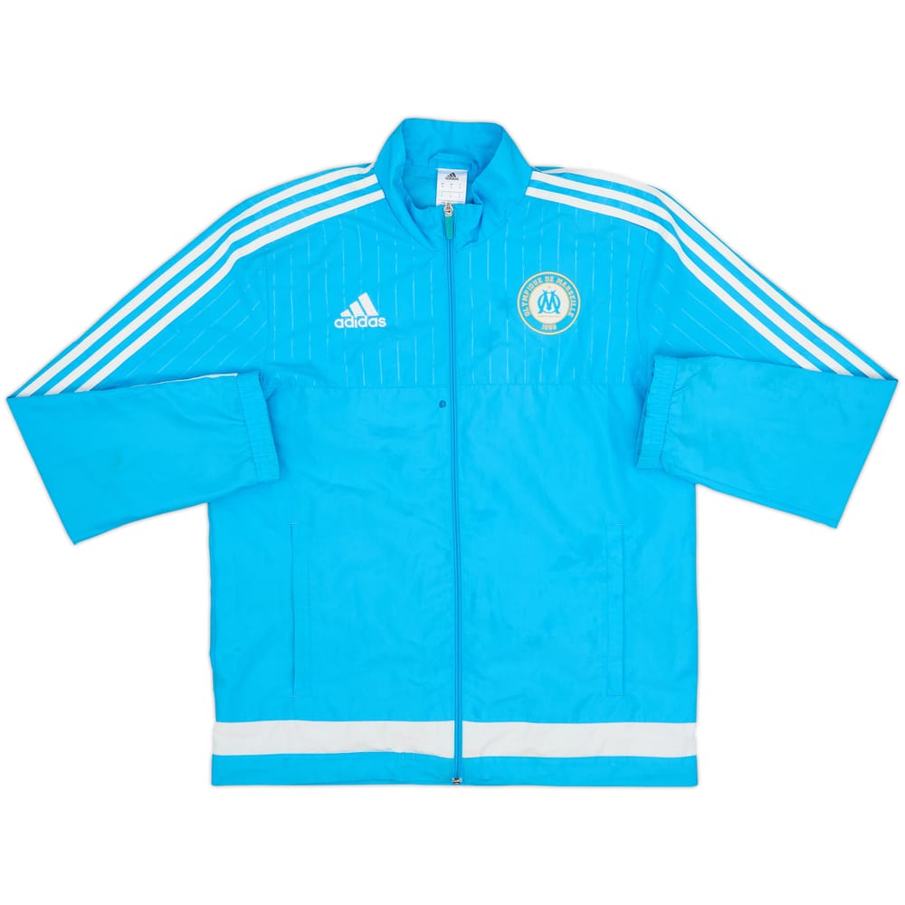 2015-16 Olympique Marseille adidas Track Jacket - 5/10 - (M)