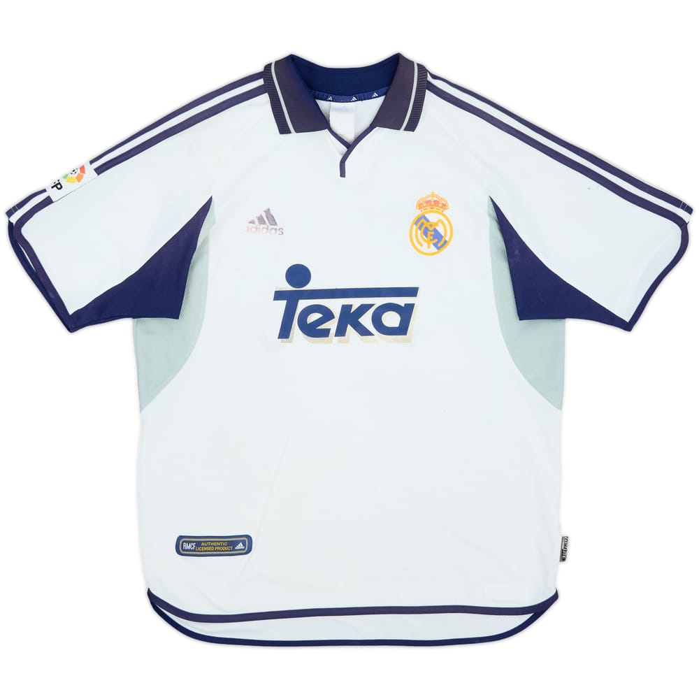 2000-01 Real Madrid Home Shirt - 4/10 - (M)