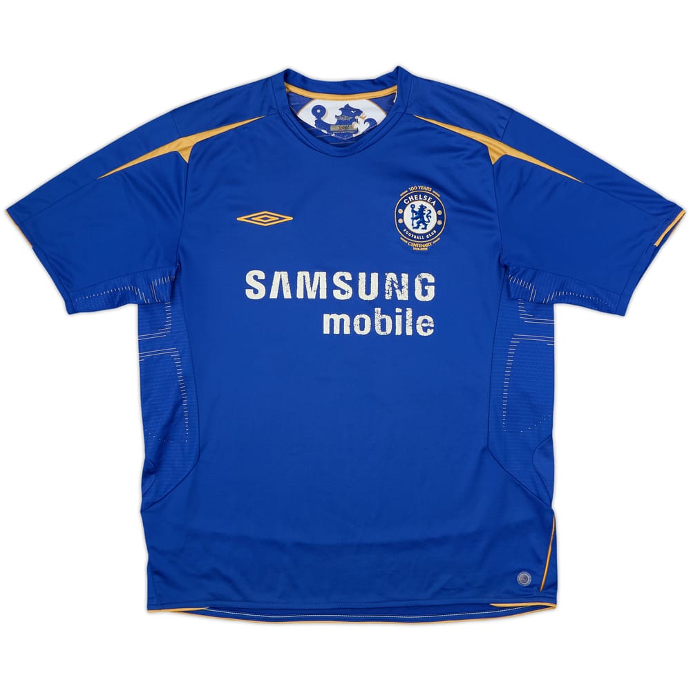 2005-06 Chelsea Centenary Home Shirt - 4/10 - (XL)