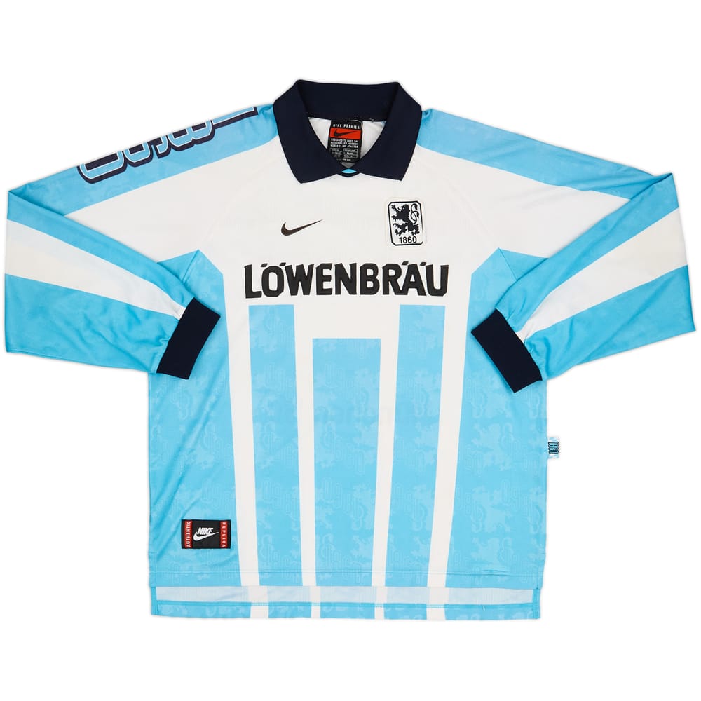 1996-97 1860 Múnich Camiseta Local Manga Larga - 8/10 - (XL)
