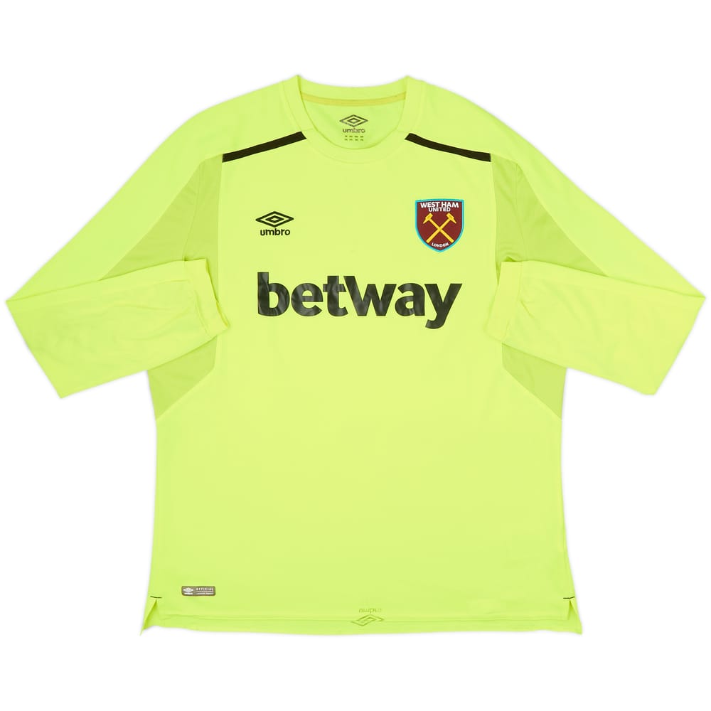 2017-18 West Ham GK Shirt - 5/10 - (XXL)
