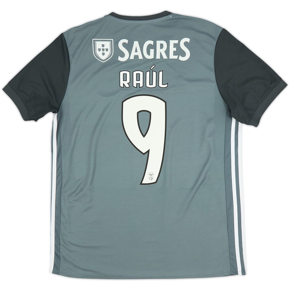2017-18 Benfica Away Shirt Raul #9 - 6/10 - (L)